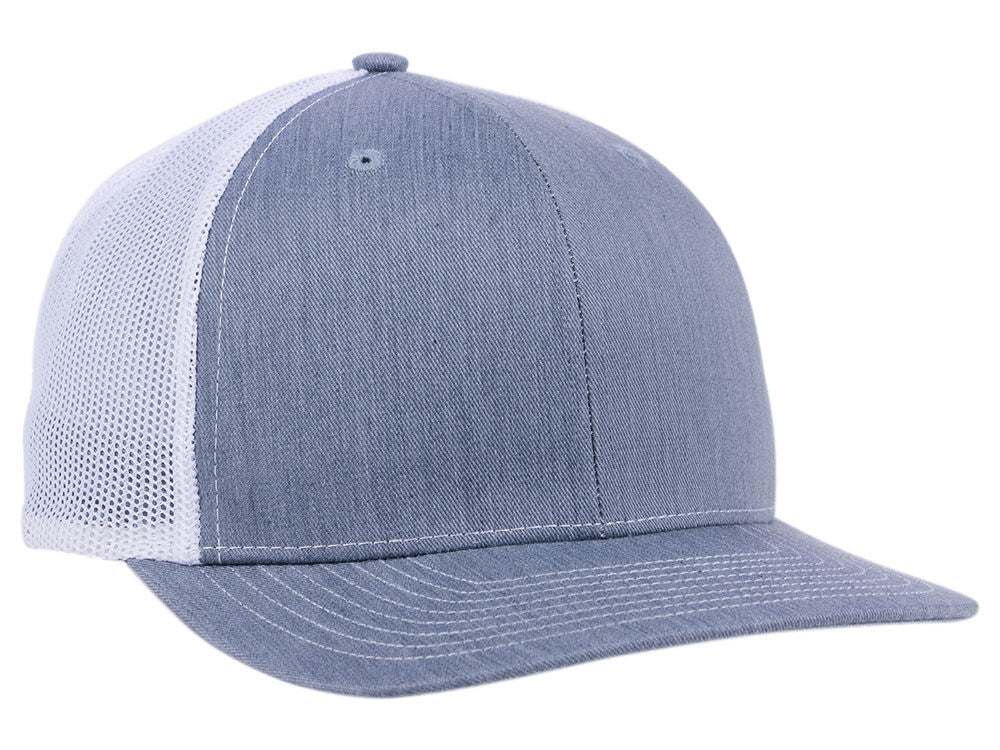 112 Trucker - Heather Grey/White