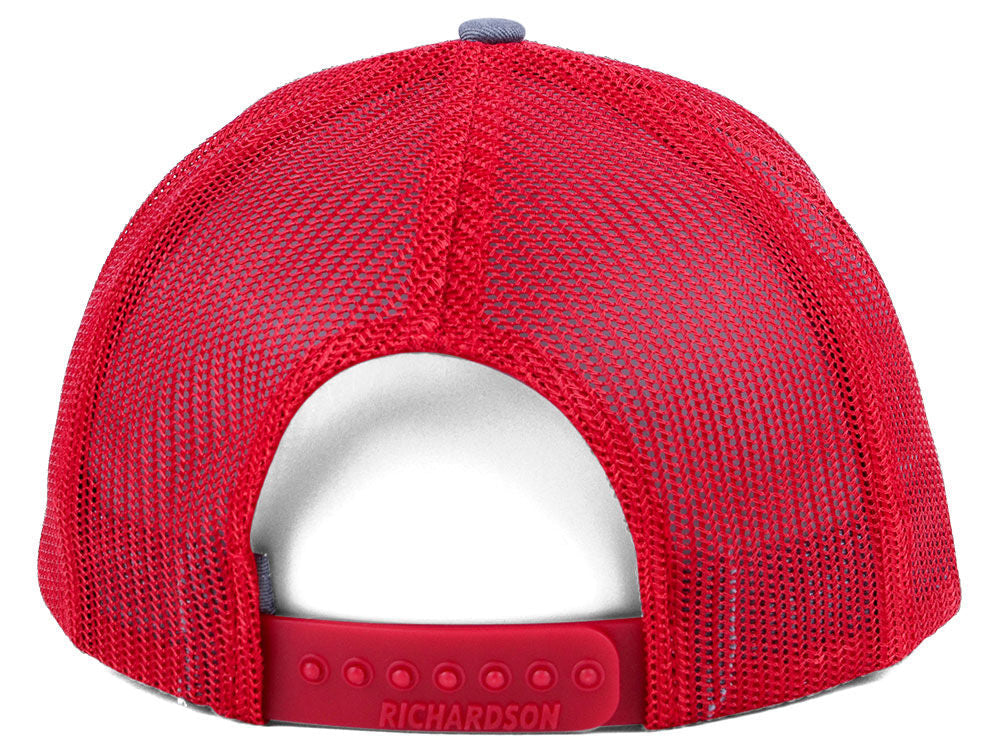 112 Trucker - Heather Grey/Red