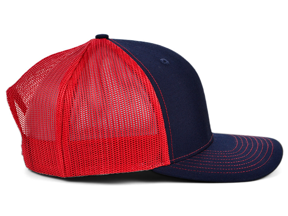 112 Trucker - Navy/Red