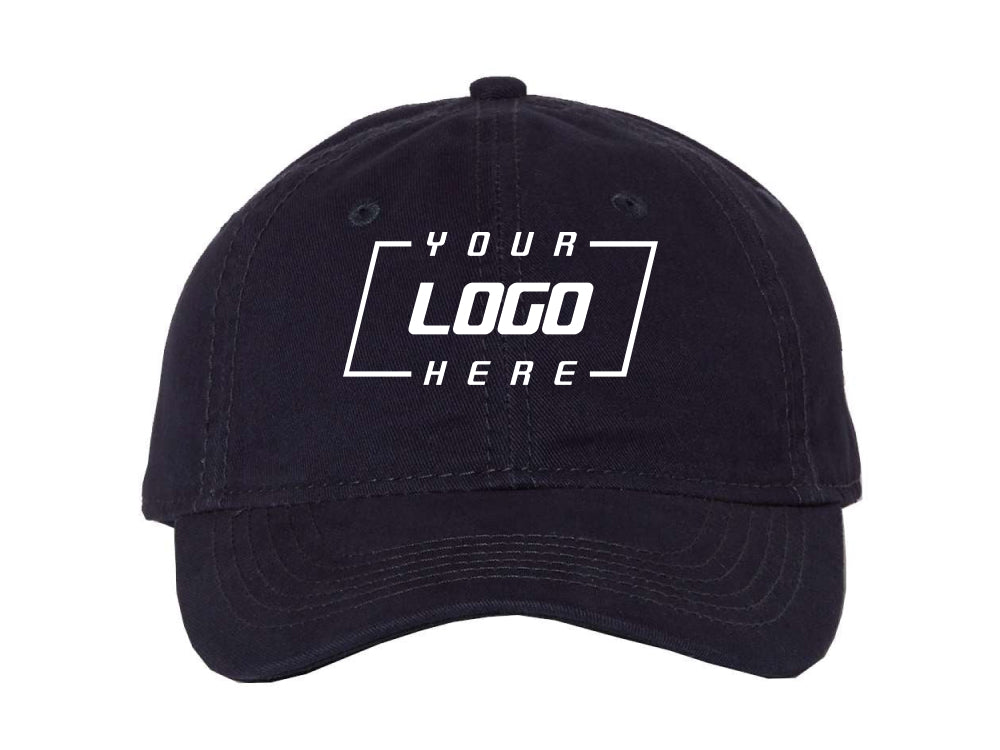 Blank Relaxed Dad Hat - Navy