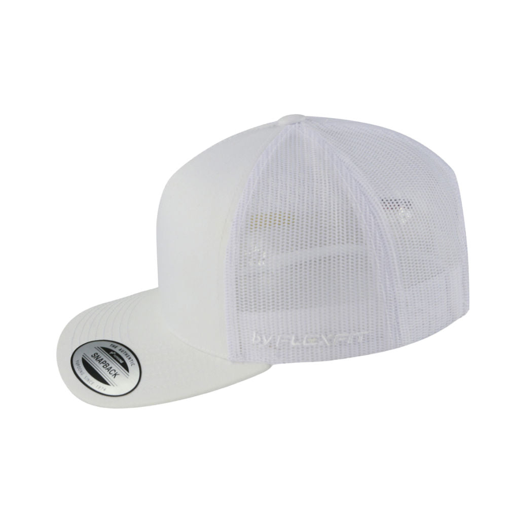 5-Panel Retro Trucker - White