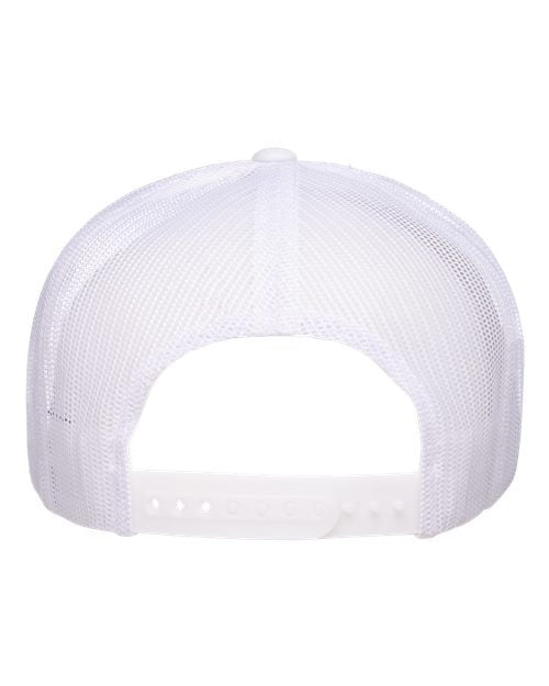 Classic Five-Panel Trucker Cap - 6006 - White