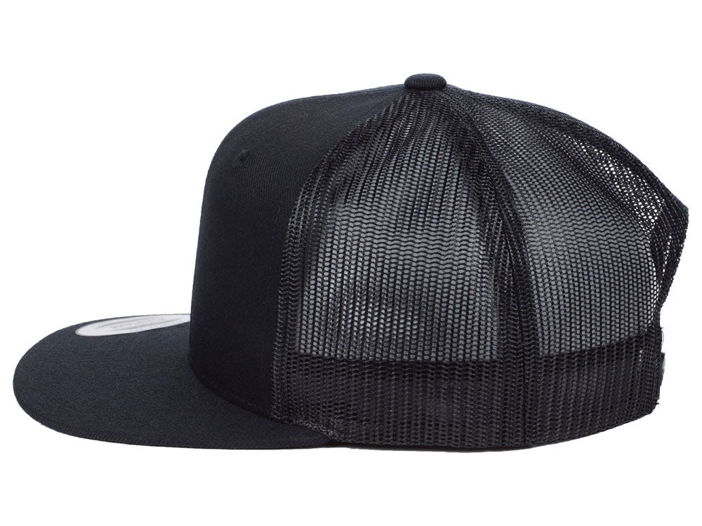 Flat Bill Trucker - Black