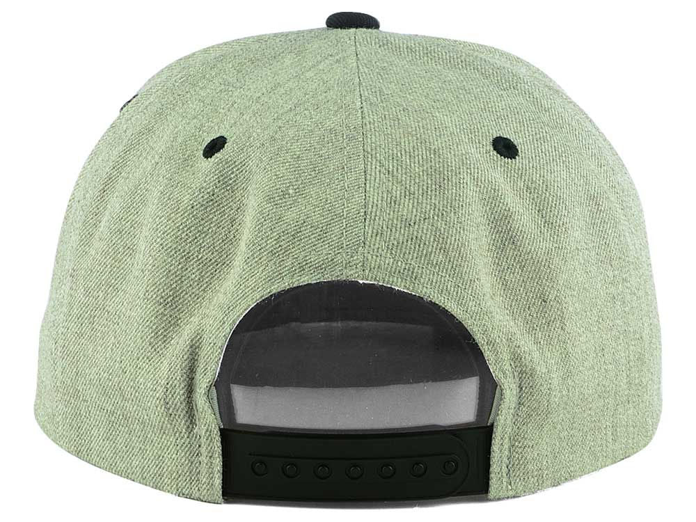 Blank Snapback - Heather Grey/Black