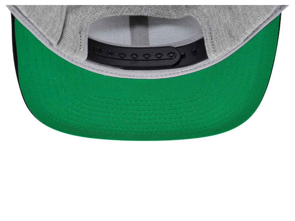 Blank Snapback - Heather Grey/Black