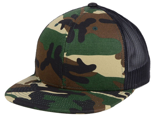 Fan Trucker - Woodland Camo/Black