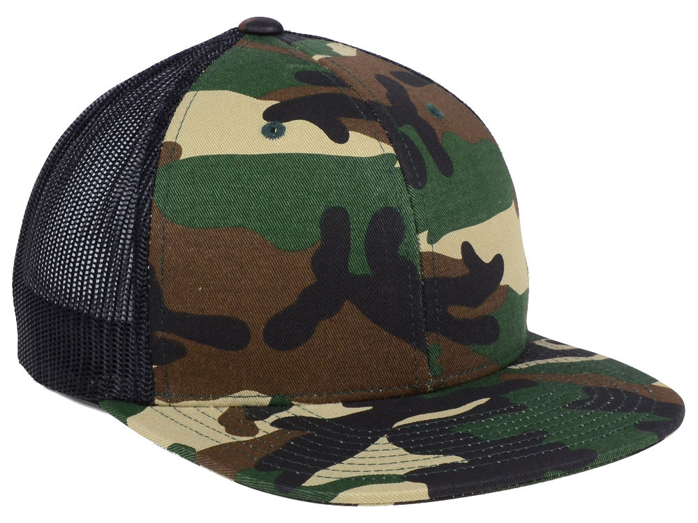 Fan Trucker - Woodland Camo/Black