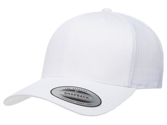 Fan Trucker - White/White