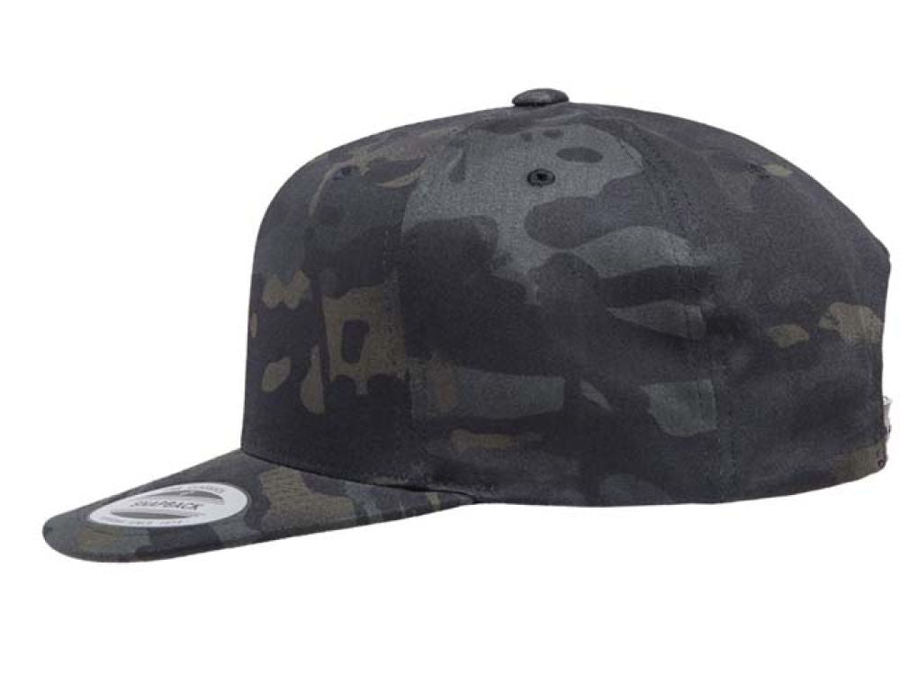 Blank Snapback - Black/Mulitcam