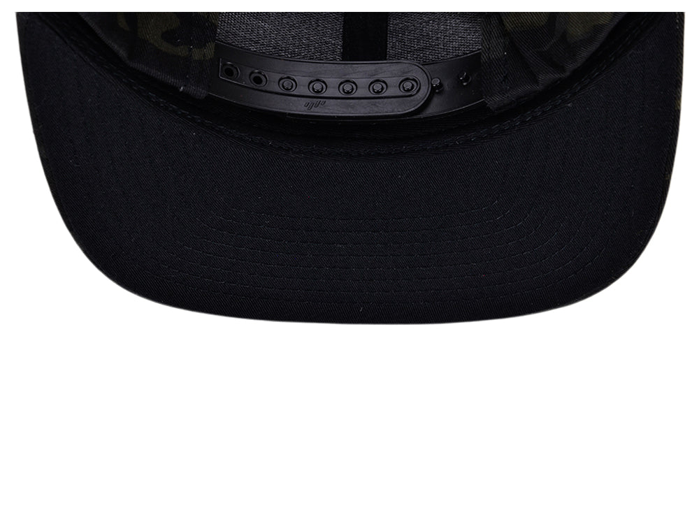 Blank Snapback - Black/Mulitcam