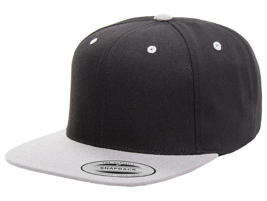 Blank Snapback - Black/Grey