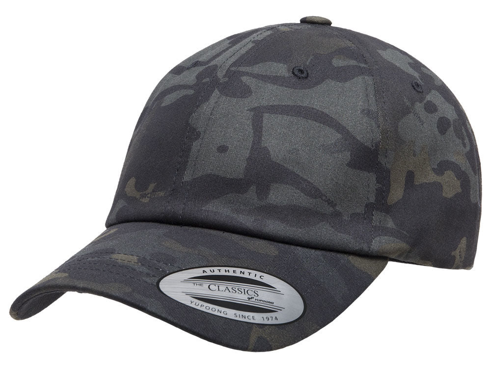 Blank Dad Hat - Black/Multicam