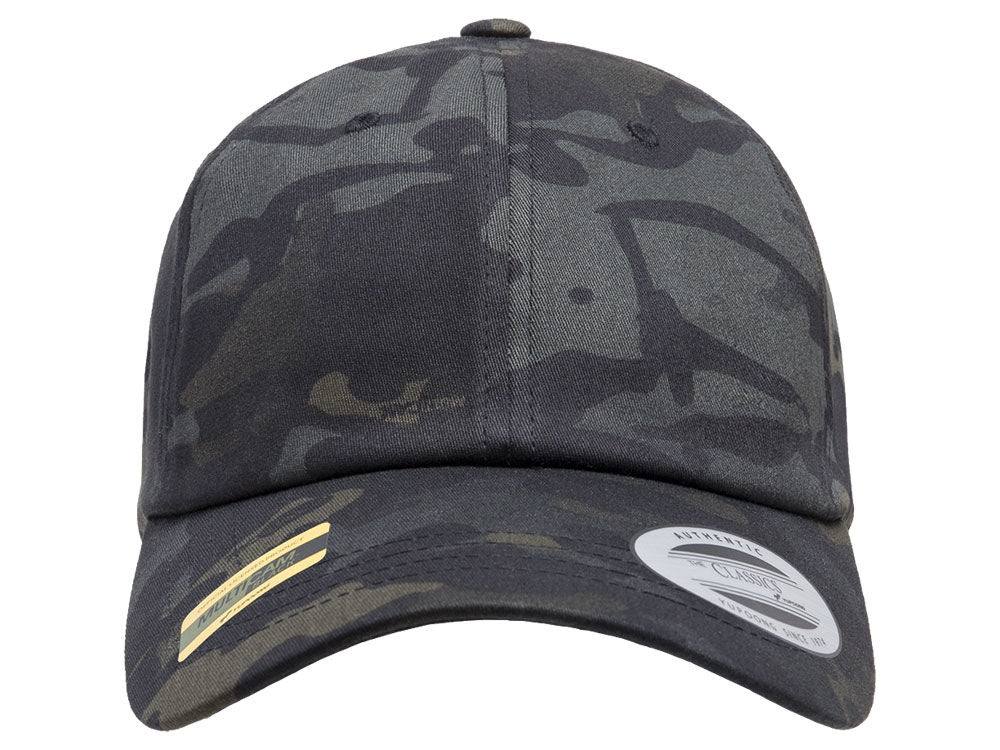 Blank Dad Hat - Black/Multicam