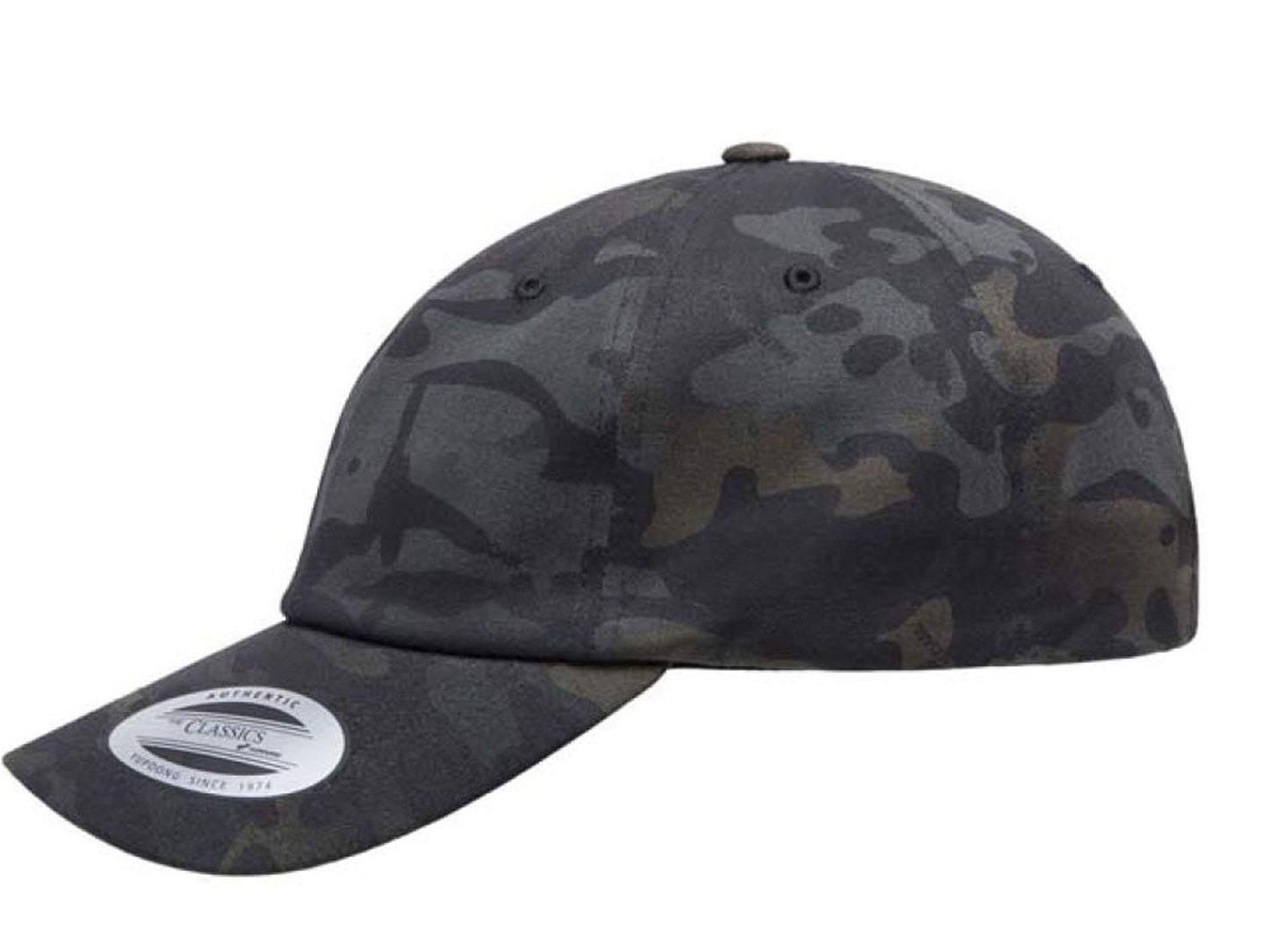 Blank Dad Hat - Black/Multicam