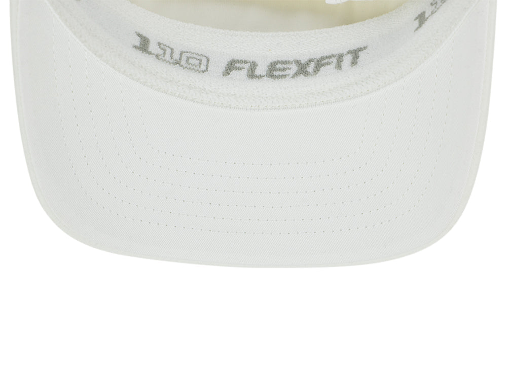 White 8110 W/R Poly Dobby Span Visor