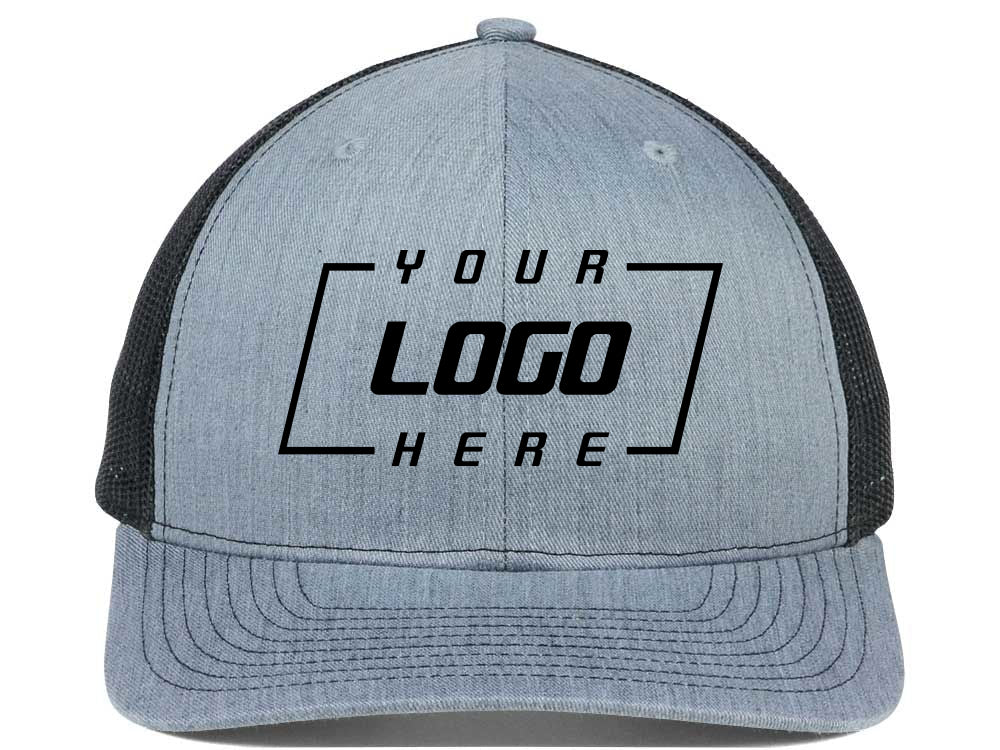 112 Trucker - Heather Grey/Black