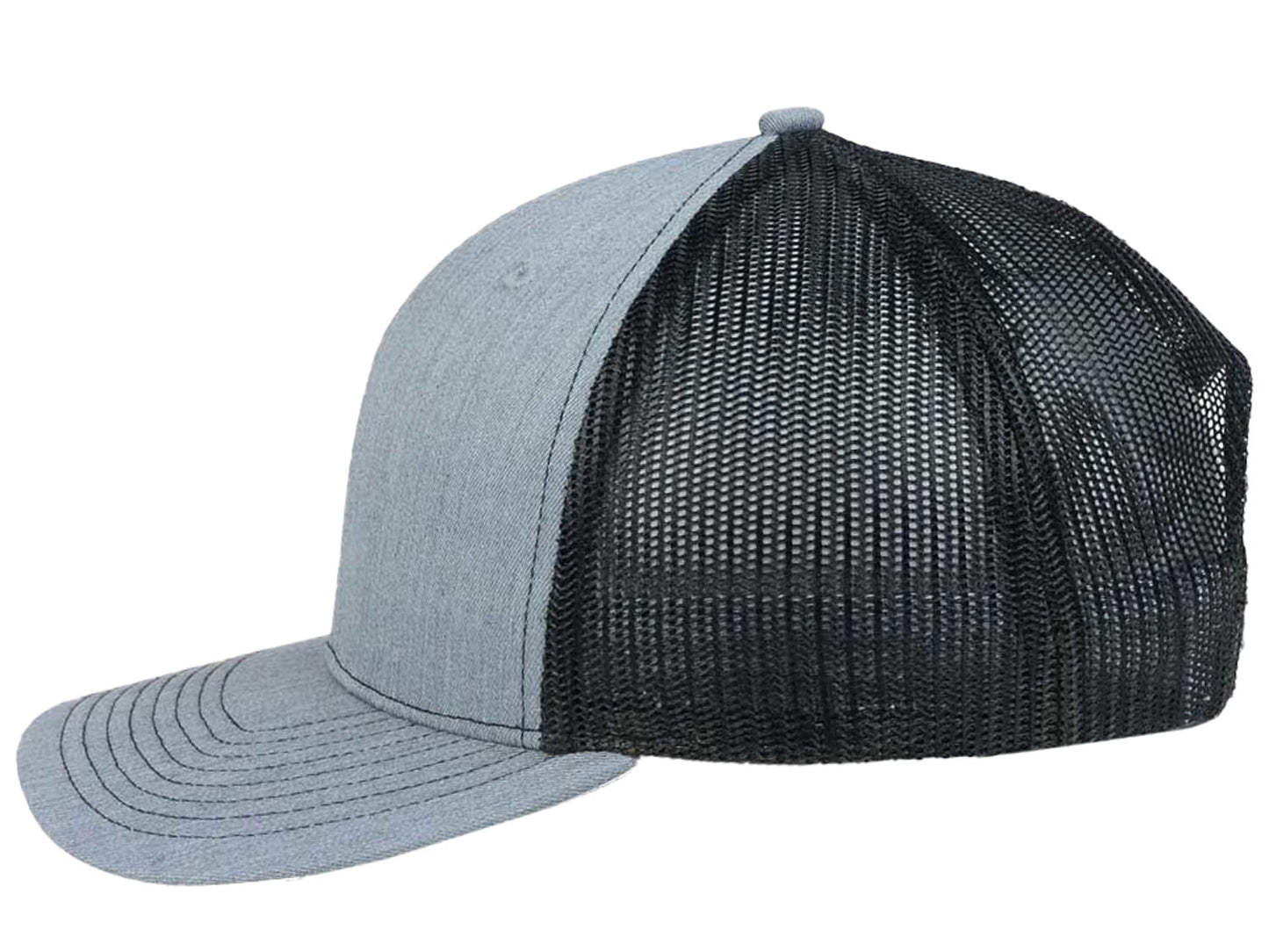 112 Trucker - Heather Grey/Black