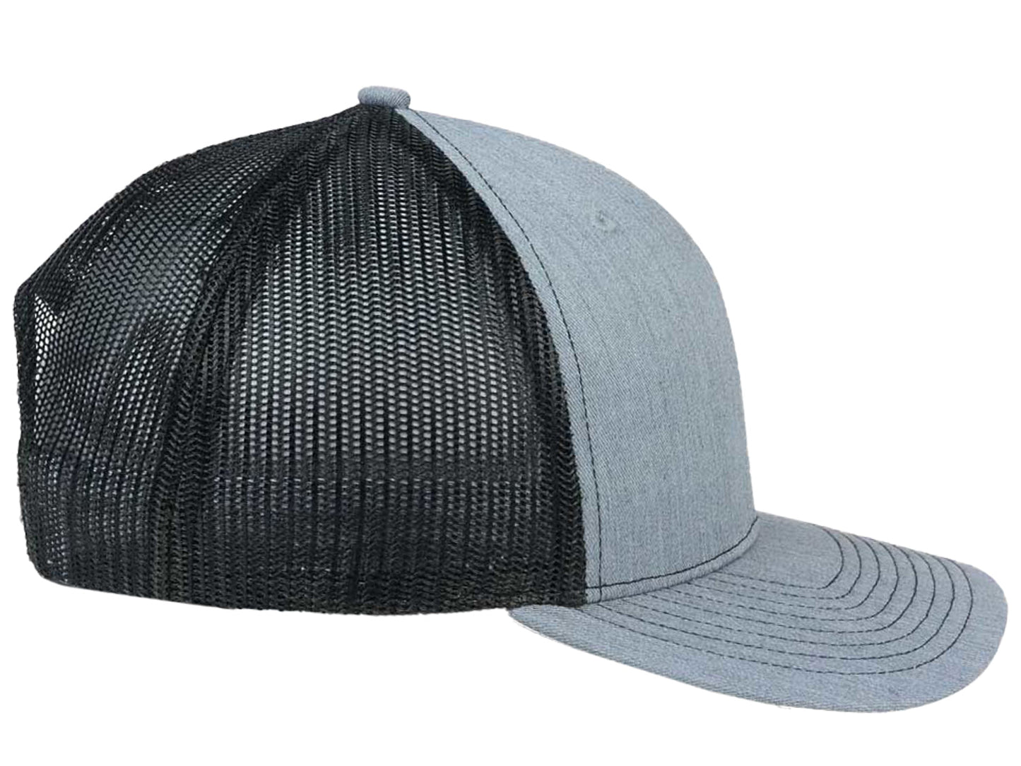 112 Trucker - Heather Grey/Black