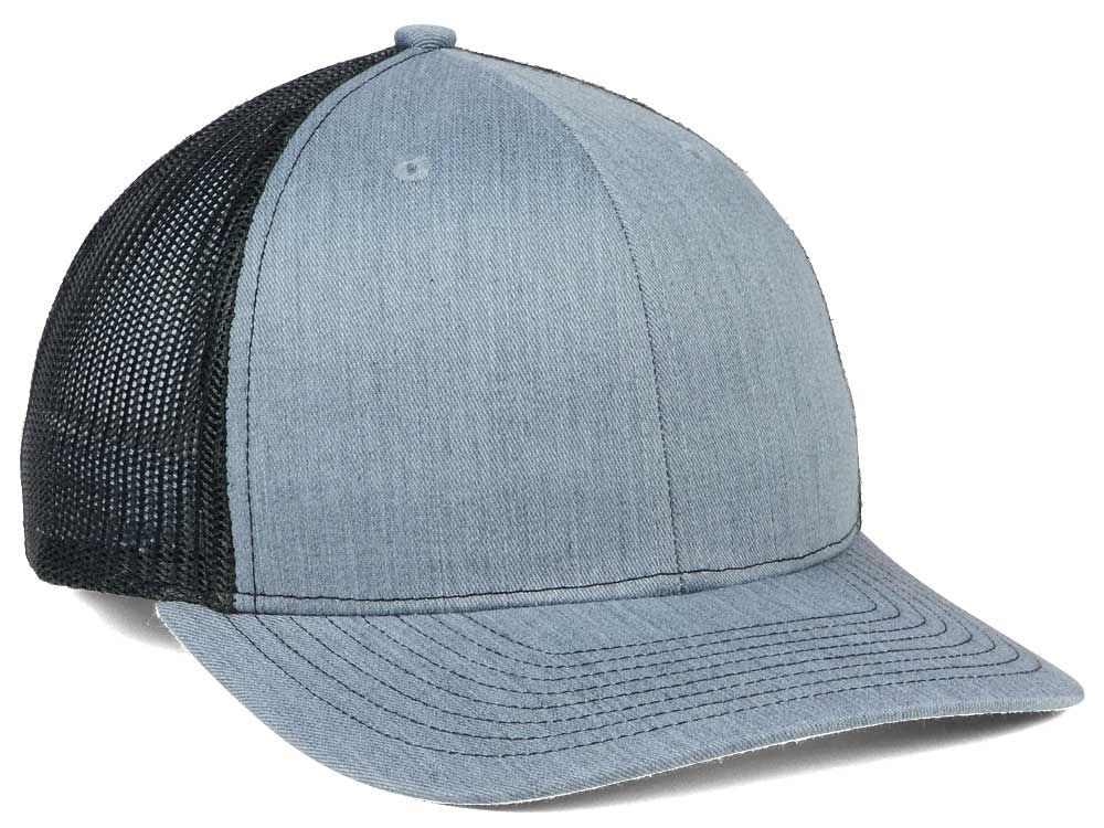 112 Trucker - Heather Grey/Black