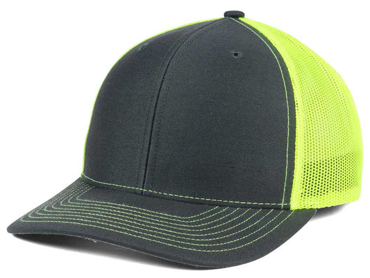 112 Trucker - Charcoal/Neon Yellow