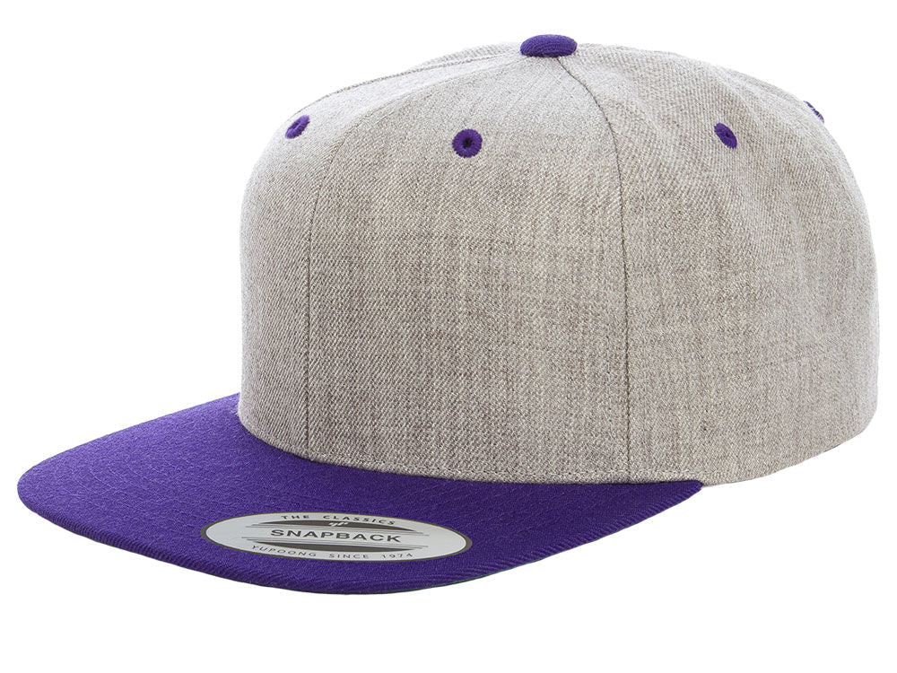 Classics Premium Snapback - Gray/Purple