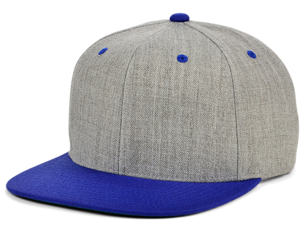 Classics Premium Snapback - Grey/Royal Blue
