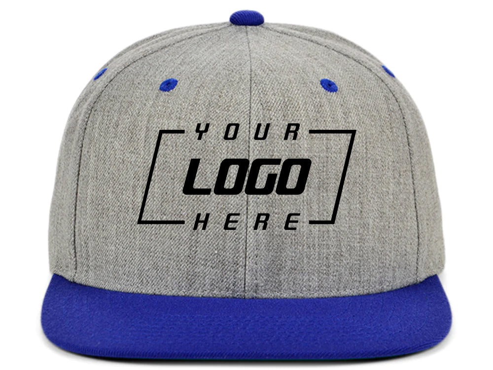 Classics Premium Snapback - Grey/Royal Blue