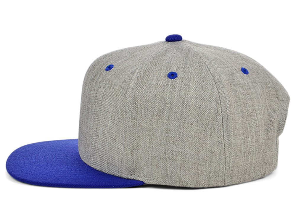 Classics Premium Snapback - Grey/Royal Blue