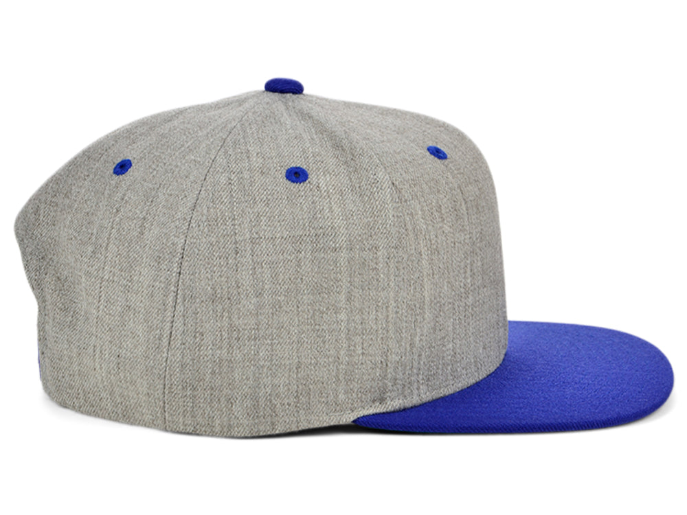 Classics Premium Snapback - Grey/Royal Blue