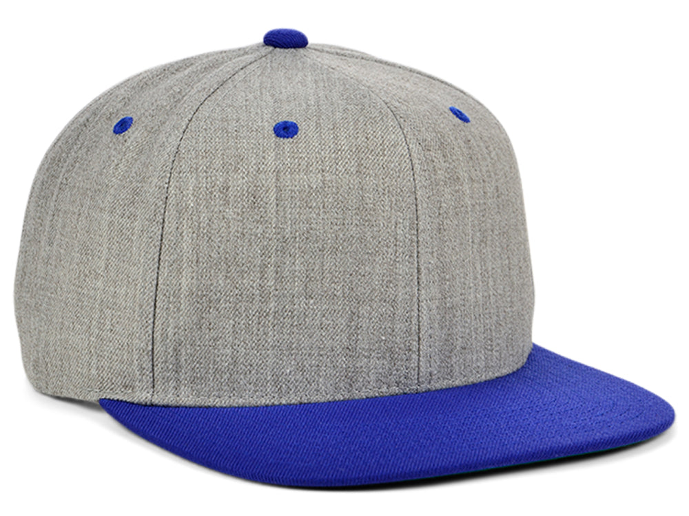 Classics Premium Snapback - Grey/Royal Blue