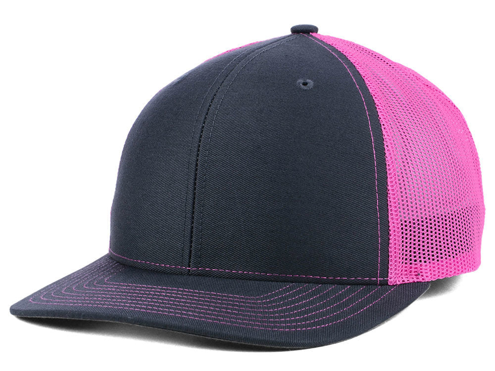 112 Trucker - Charcoal/Neon Pink
