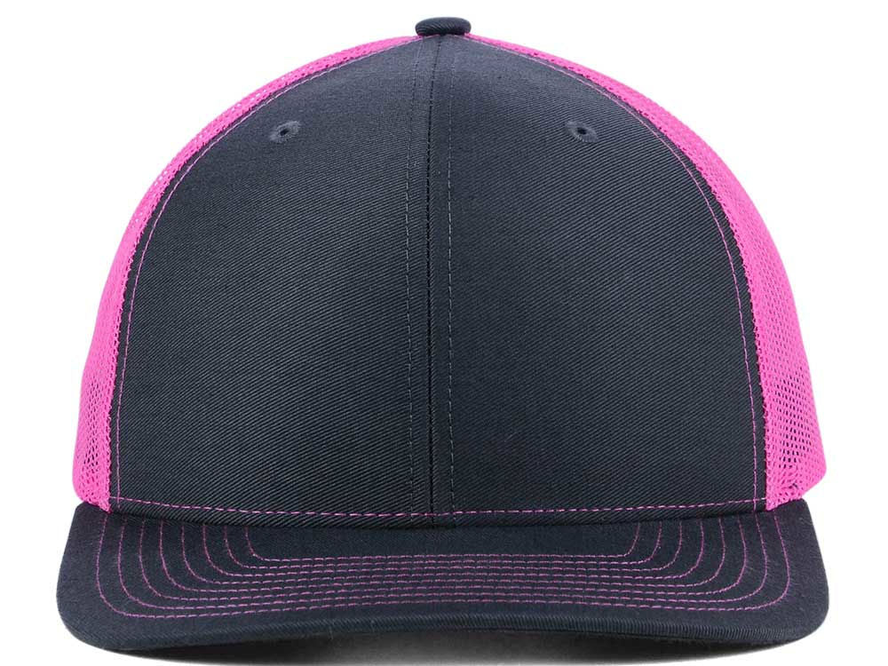 112 Trucker - Charcoal/Neon Pink