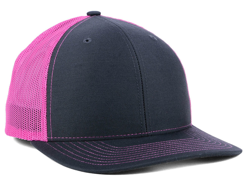 112 Trucker - Charcoal/Neon Pink