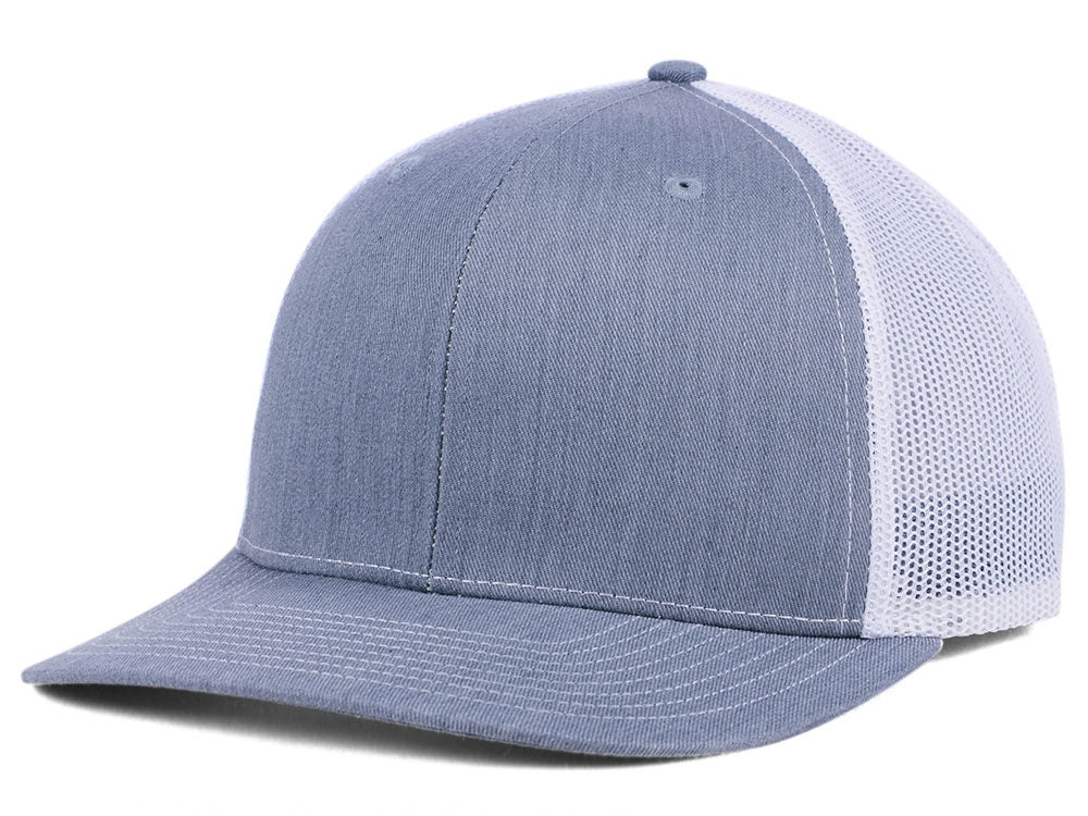 112 Trucker - Heather Grey/White