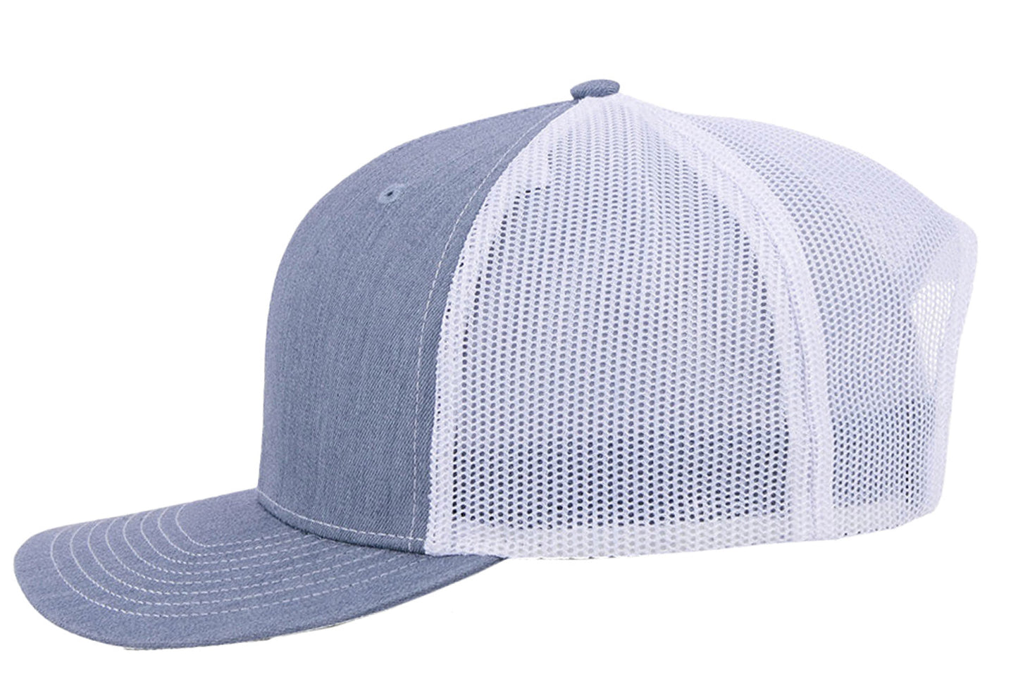 112 Trucker - Heather Grey/White