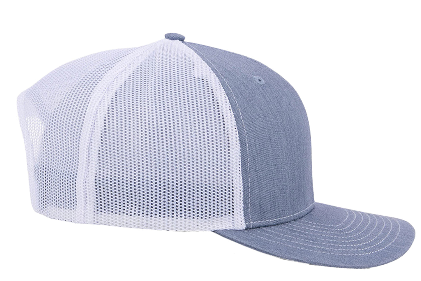 112 Trucker - Heather Grey/White