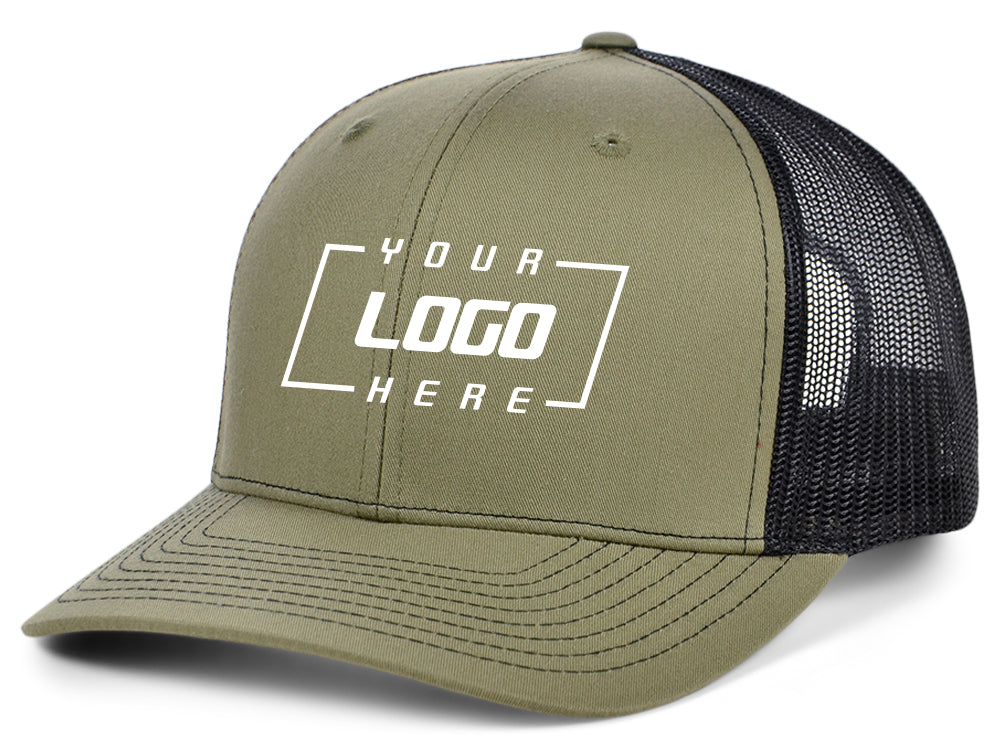 112 Trucker - Olive/Black