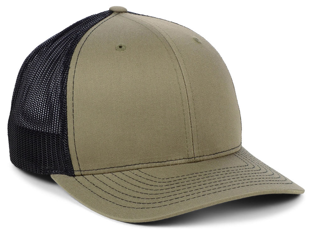 112 Trucker - Olive/Black