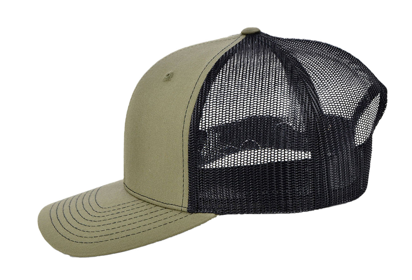 112 Trucker - Olive/Black