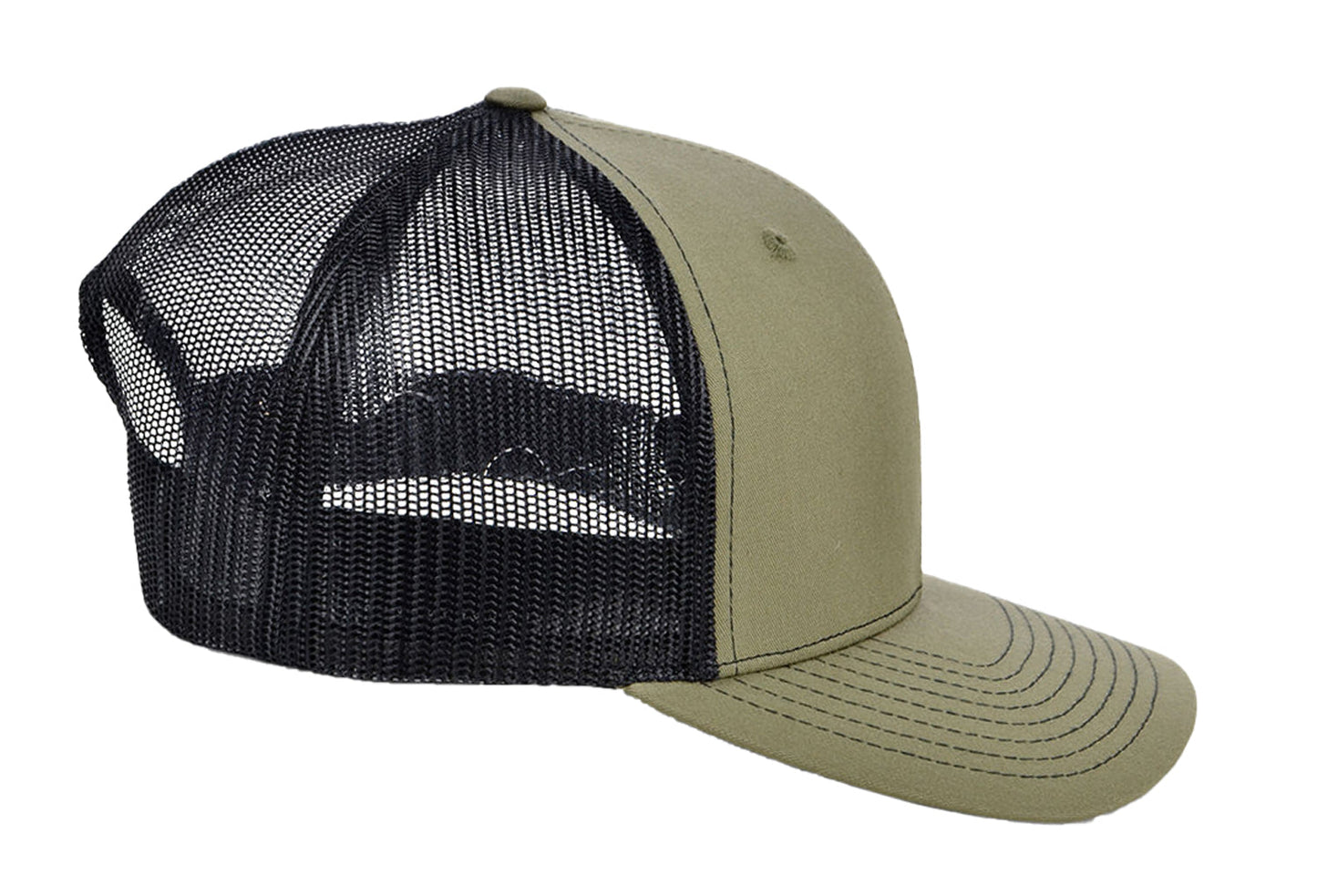112 Trucker - Olive/Black
