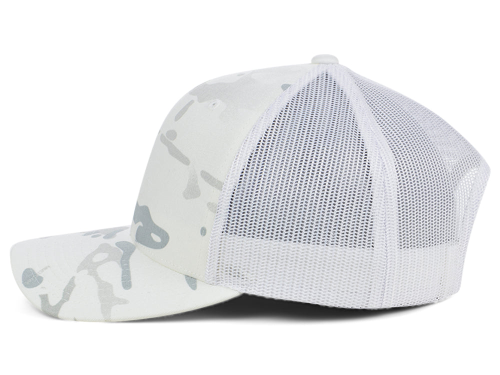 Fan Trucker - White/Camo