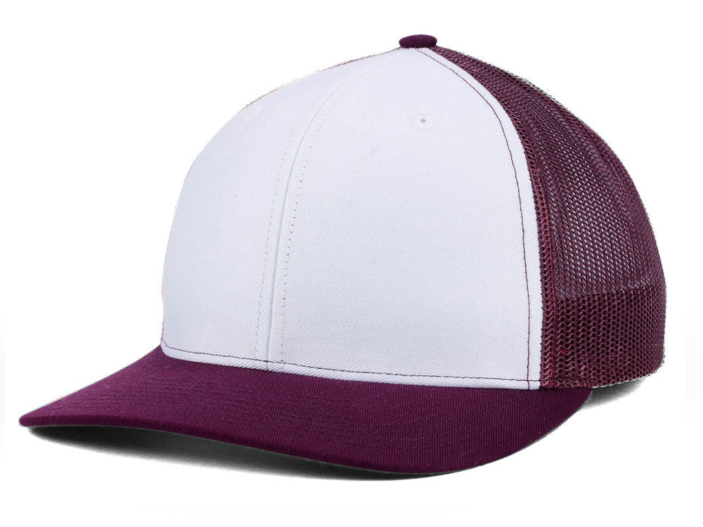 112 Trucker - White/Maroon