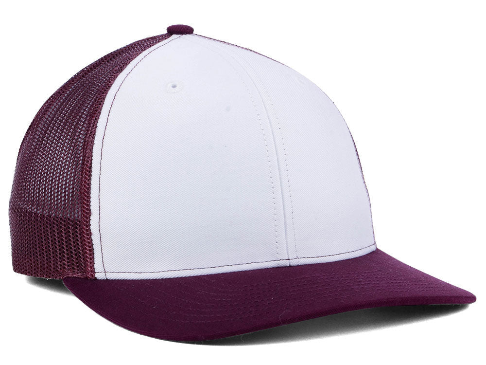 112 Trucker - White/Maroon