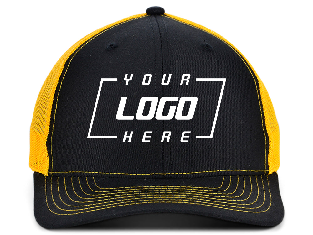 112 Trucker - Black/Gold