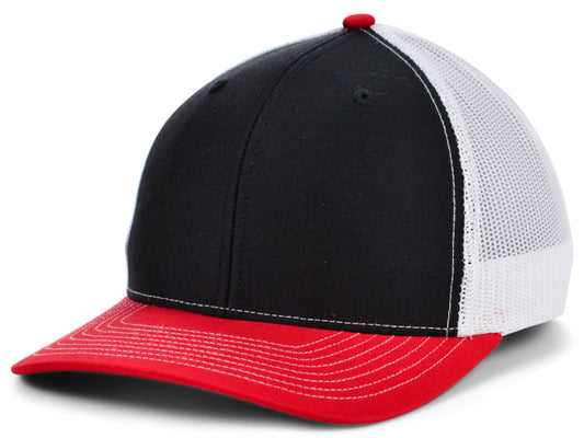 112 Trucker - Black/White/Red