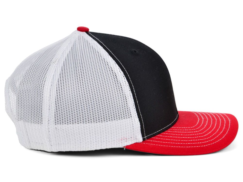 112 Trucker - Black/White/Red