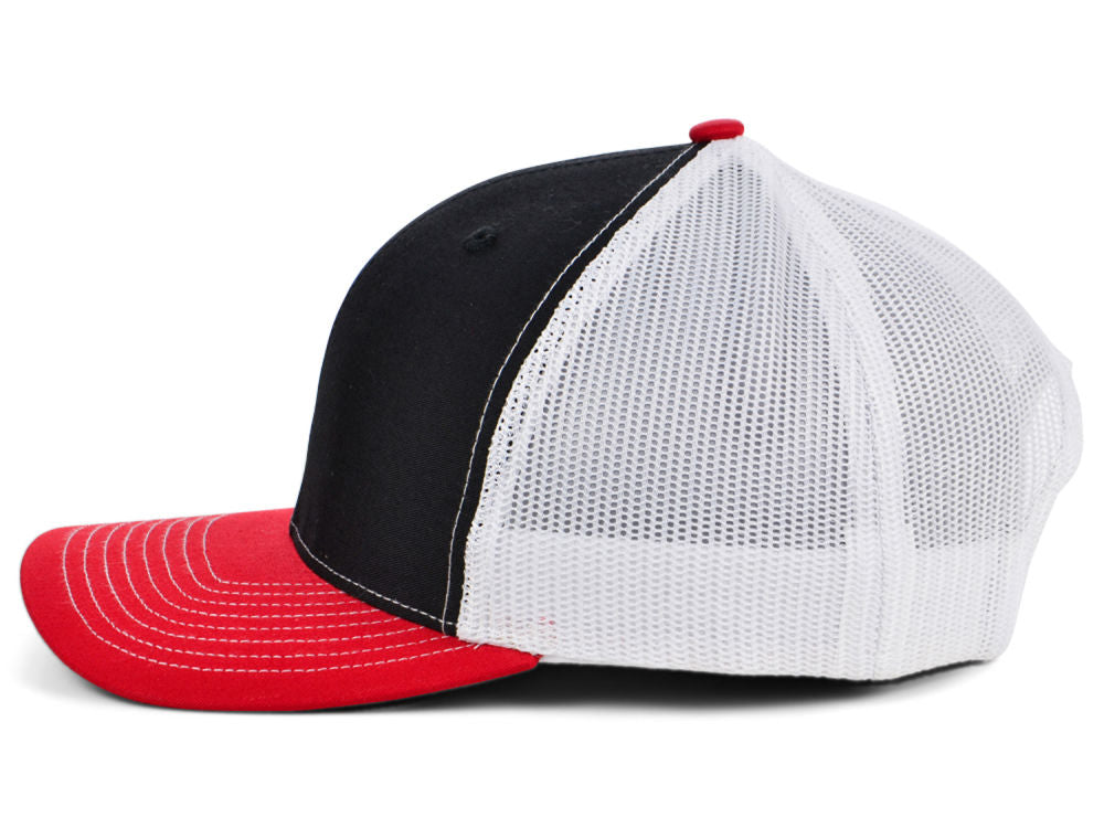 112 Trucker - Black/White/Red