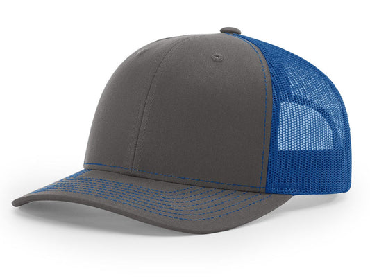 112 Trucker - Charcoal/Royal Blue