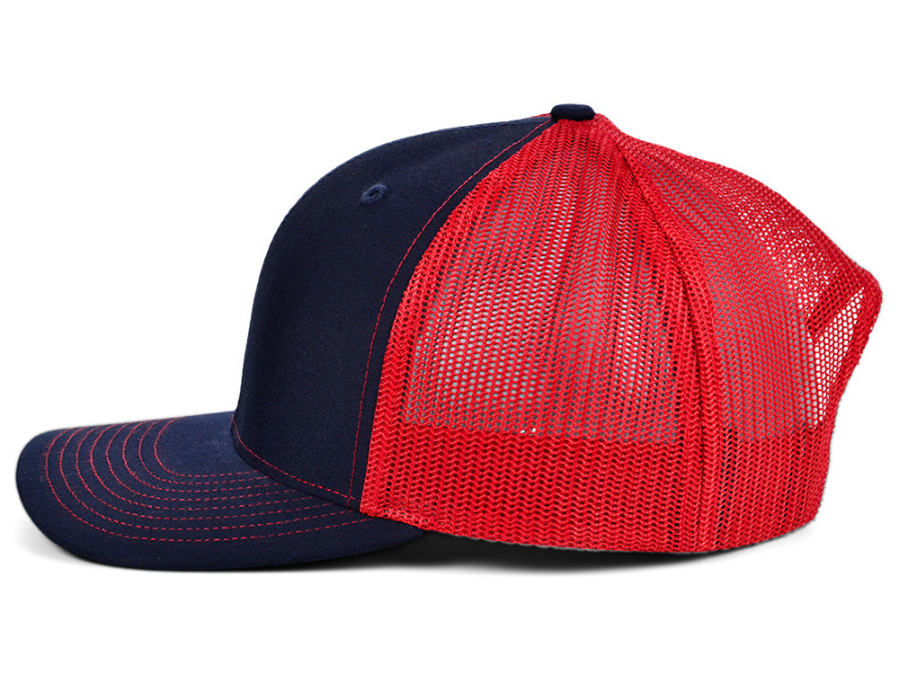 112 Trucker - Navy/Red