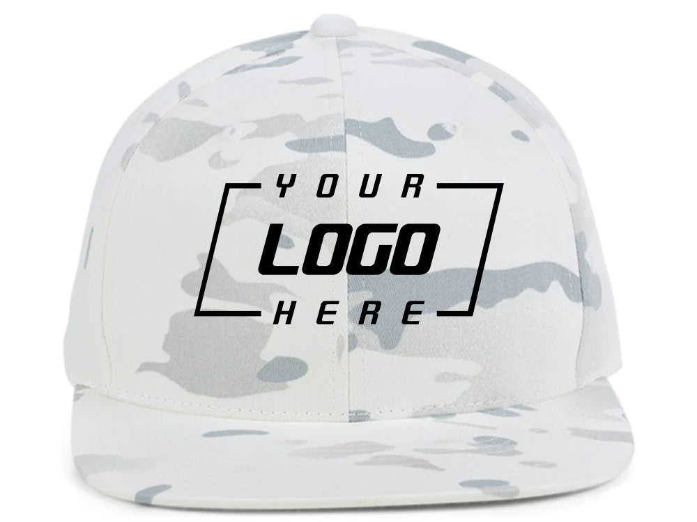 Blank Snapback - White Camo